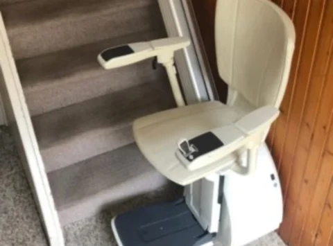 Straight Stairlift On Straight Stairs