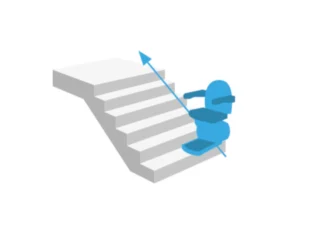 Straight Stairlift Illustration