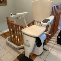 Curved TKE Stairlift In Ontario, Canada