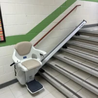 Straight Stairlift At A School In Ontario, Canada