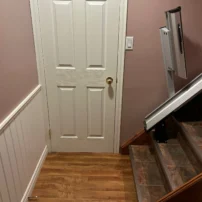 Straight Stairlift With Folded Rail