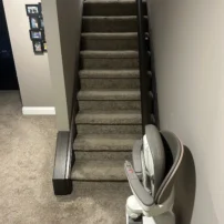 TKE Flow X Installed On Stairs With A Curve